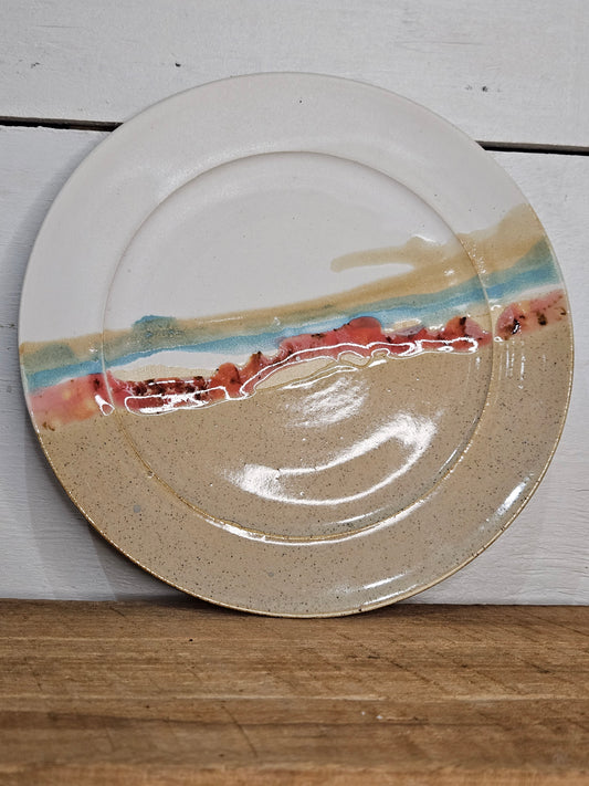 Seascape plate with Riptide and Coral