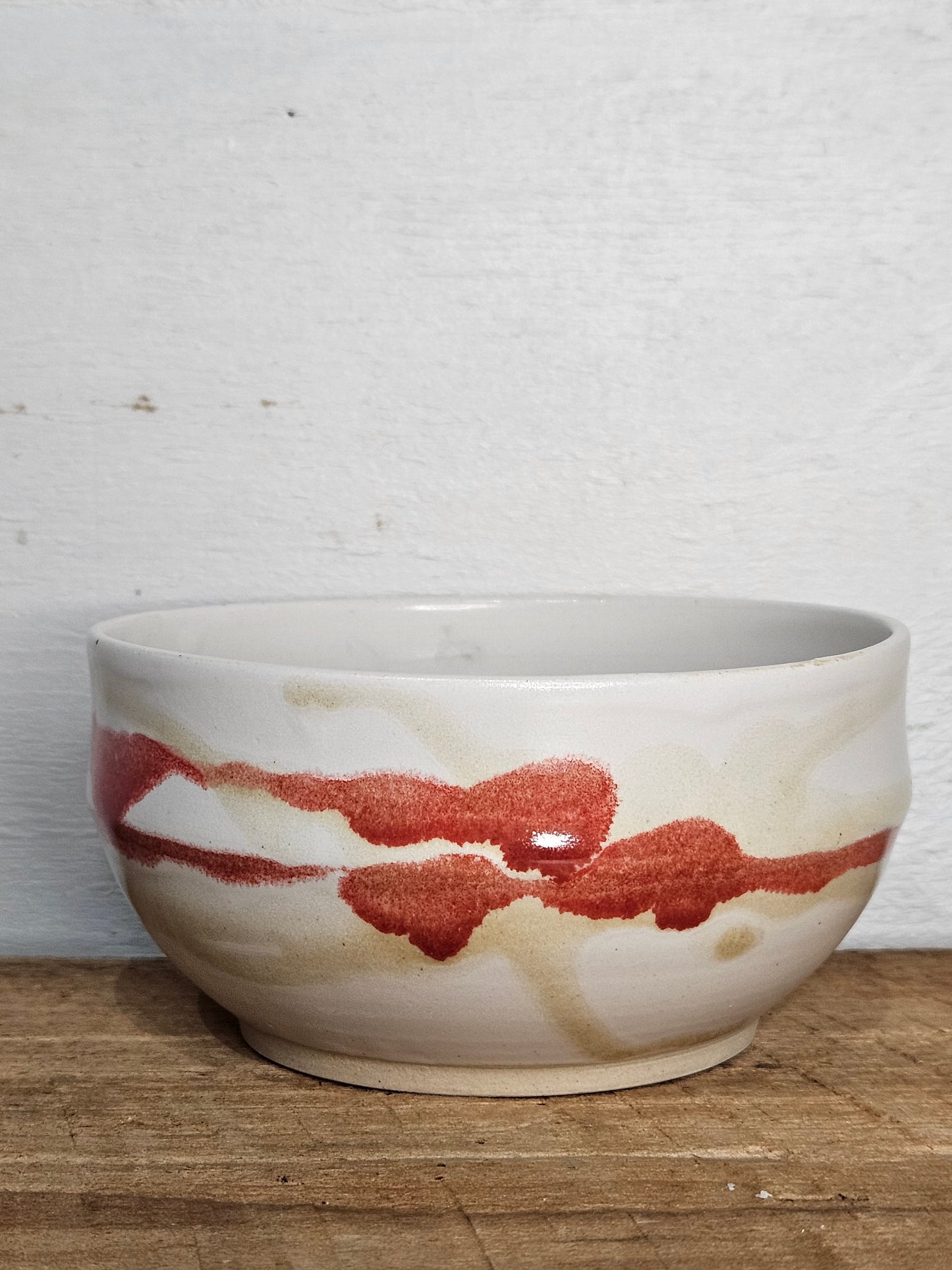 Small White with Raspberry bowl