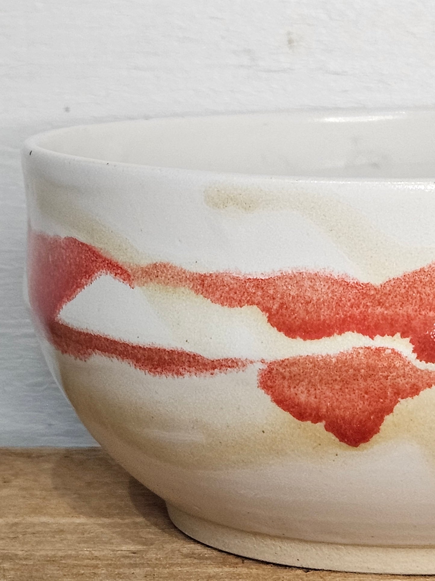 Small White with Raspberry bowl